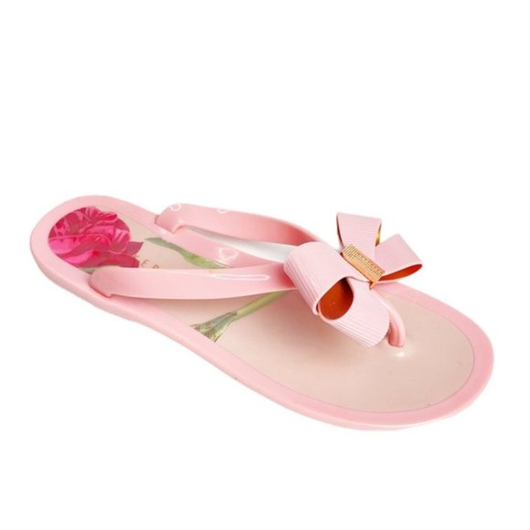 Bow Cute Jelly Flip Flop Sandals 